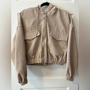 Elodie Cropped Corduroy Jacket